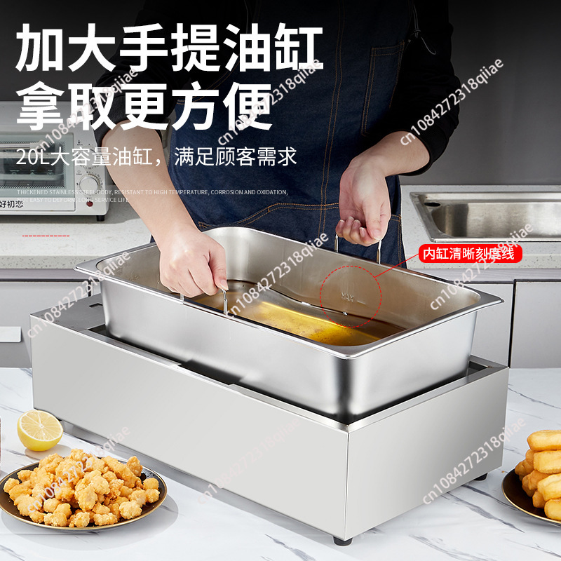 220V Single Tank Electric Deep - Commercial Donut Fryer Electric review and price