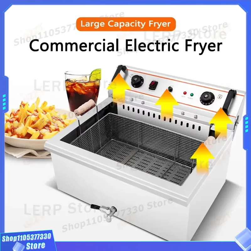 Commercial Electric Deep Fryer - Countertop Deep Fryer With Timer review and price